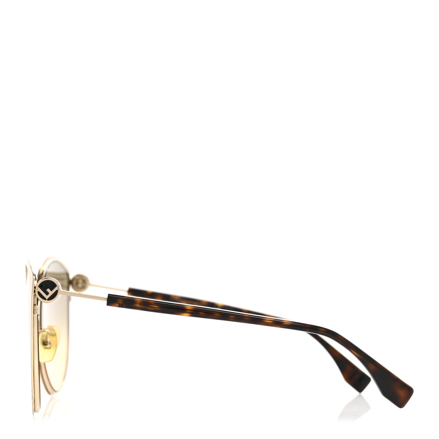 Fendi Cat Eye F is Fendi Sunglasses FF 0395/F/S Tortoise 3 of 10