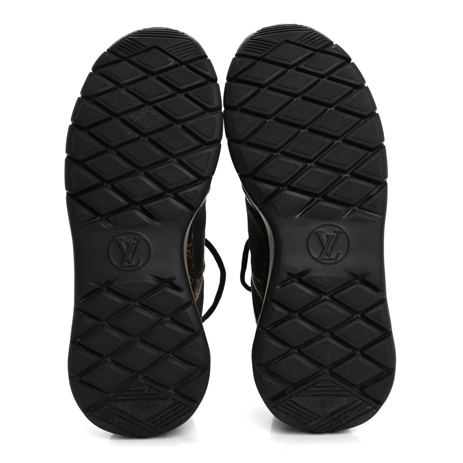 Louis Vuitton Technical Nylon Monogram Rubber Aftergame Sneakers 38.5 Black 6 of 11