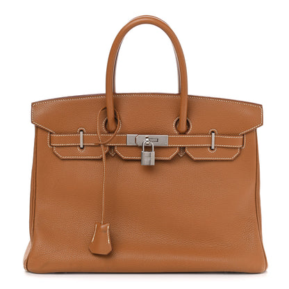 Hermes Togo Birkin 35 Gold 1 of 21
