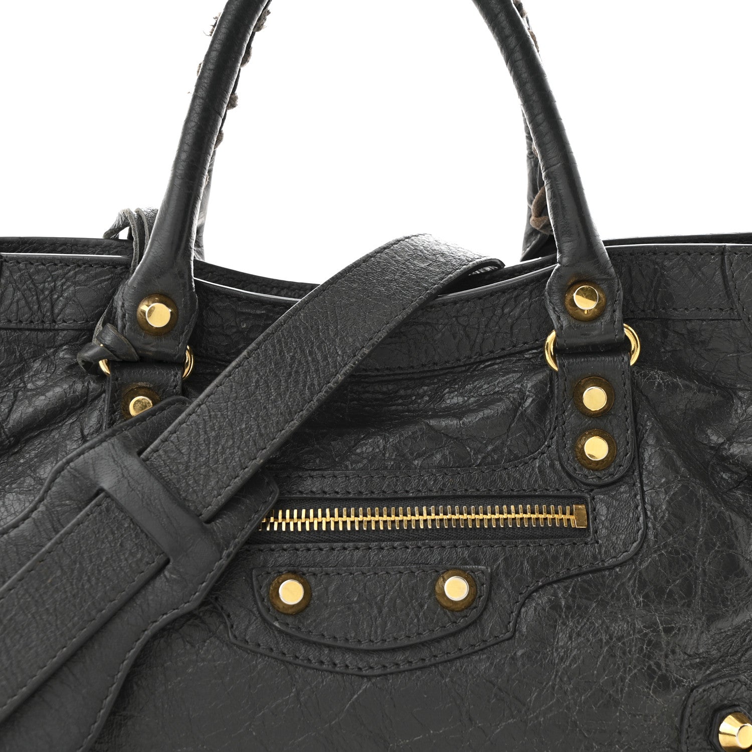 Balenciaga Agneau Classic Gold Hardware S City Gris Fossile 9 of 12