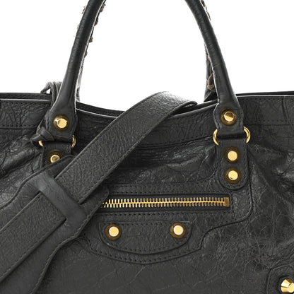 Balenciaga Agneau Classic Gold Hardware S City Gris Fossile 9 of 12