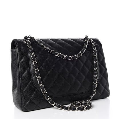 Chanel Caviar Quilted Maxi Double Flap Black 3 of 21