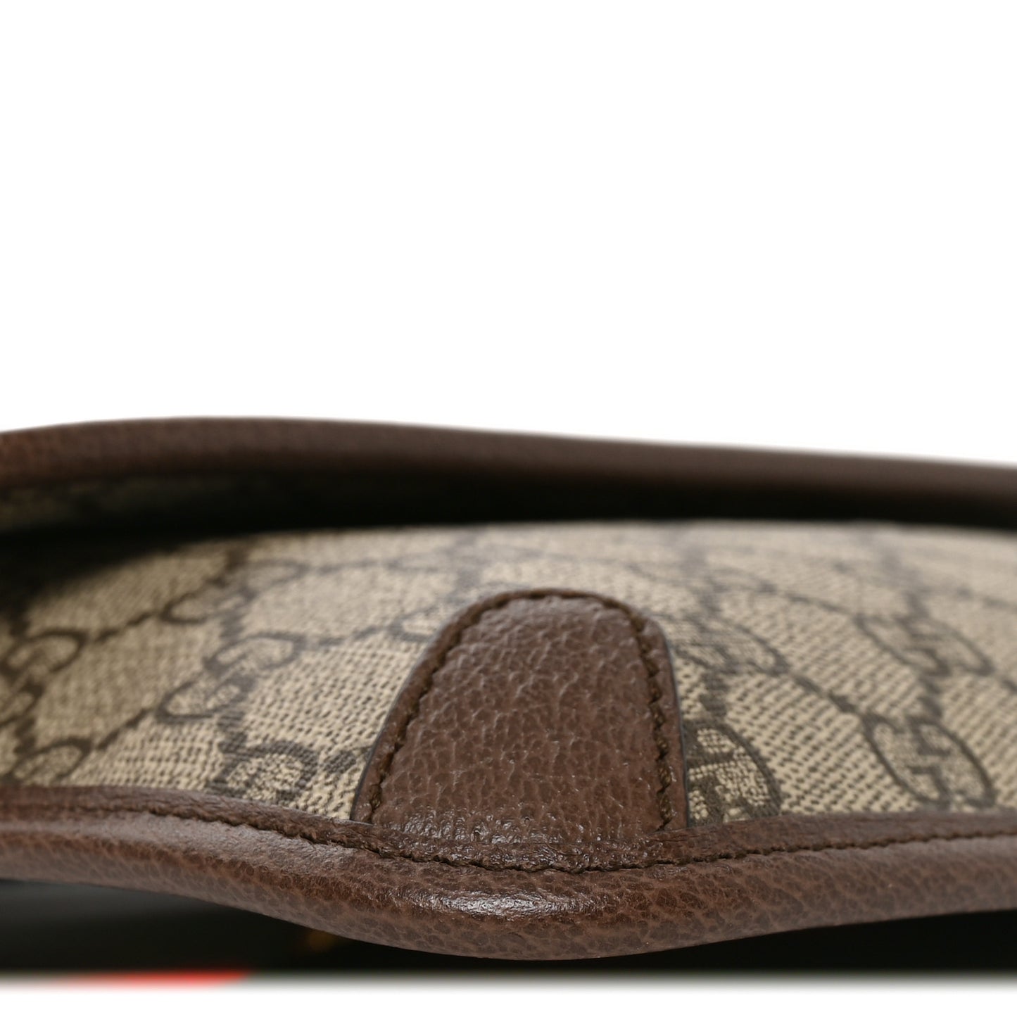 GG Supreme Monogram Neo Vintage Web Belt Bag Brown