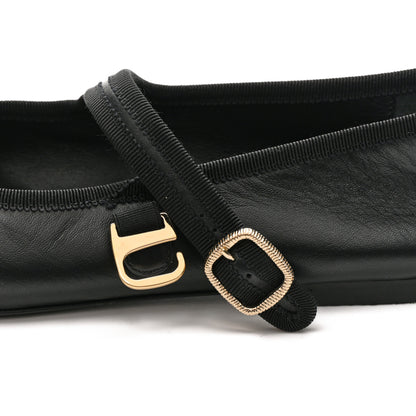 Chanel Lambskin Mary Jane Flats 40 Black 11 of 12
