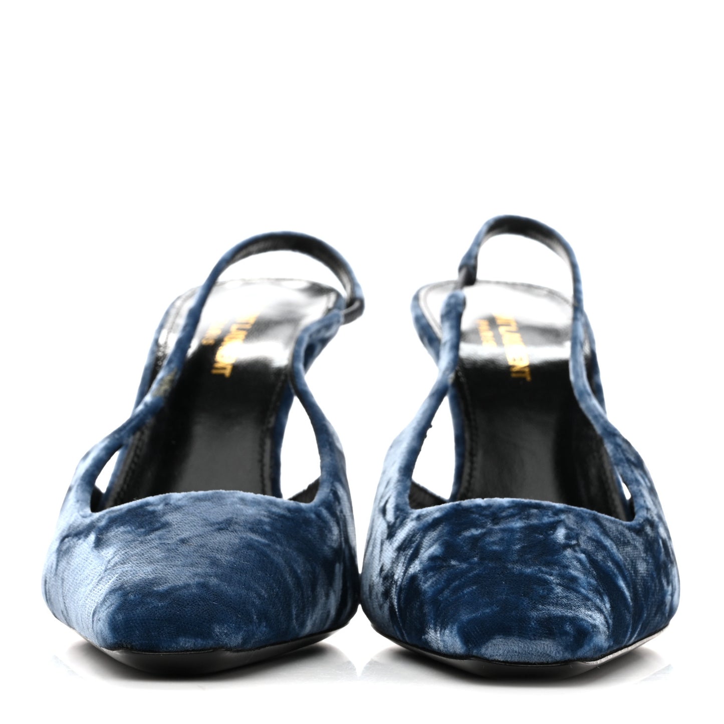Velvet Tom 90 Dream Slingback Pumps 37.5 Denim
