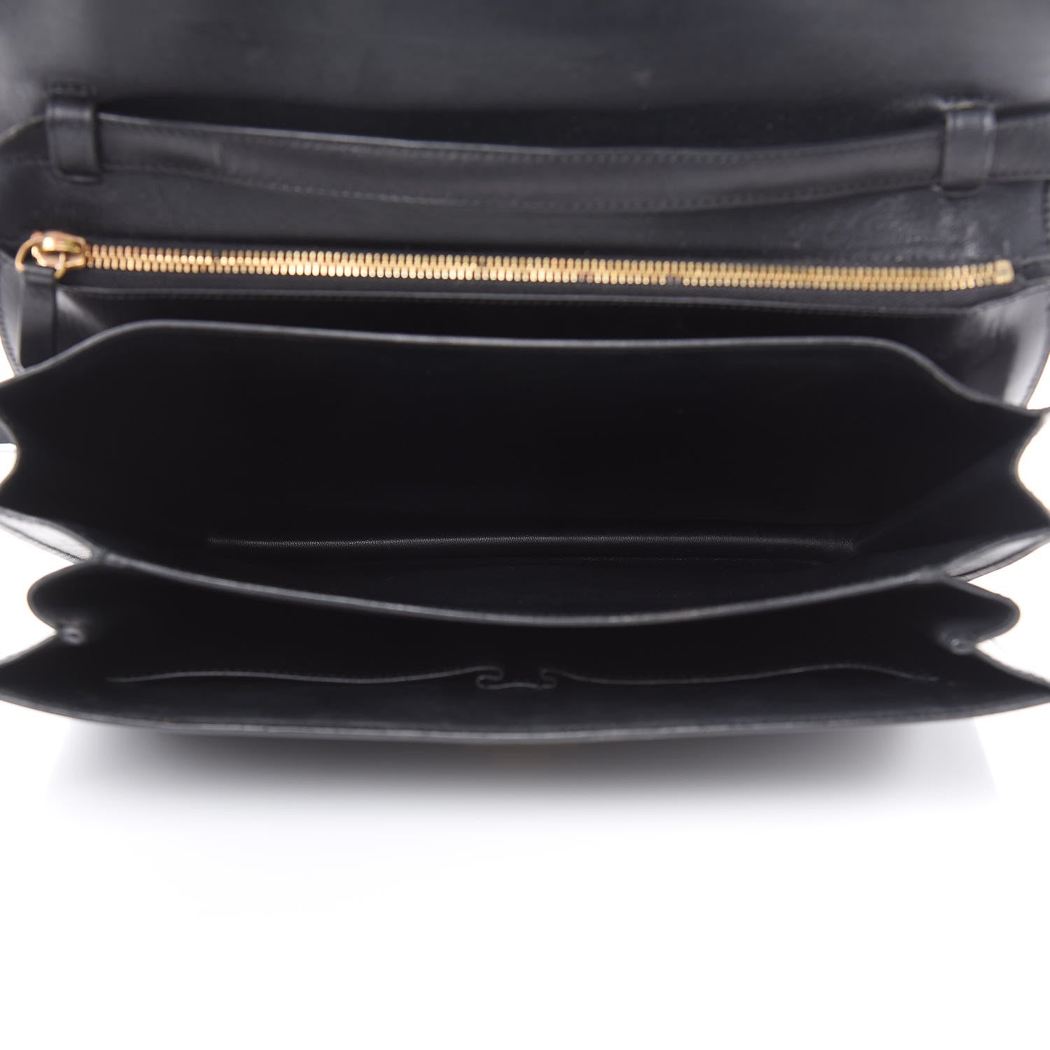 Celine Smooth Calfskin Large Classic Box Flap Bag Black 5 of 25