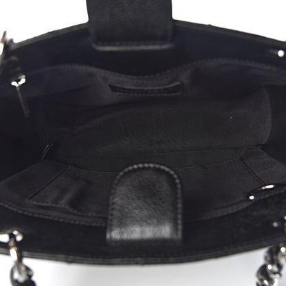 Chanel Caviar Quilted Petit Shopping Tote PST Black 6 of 10