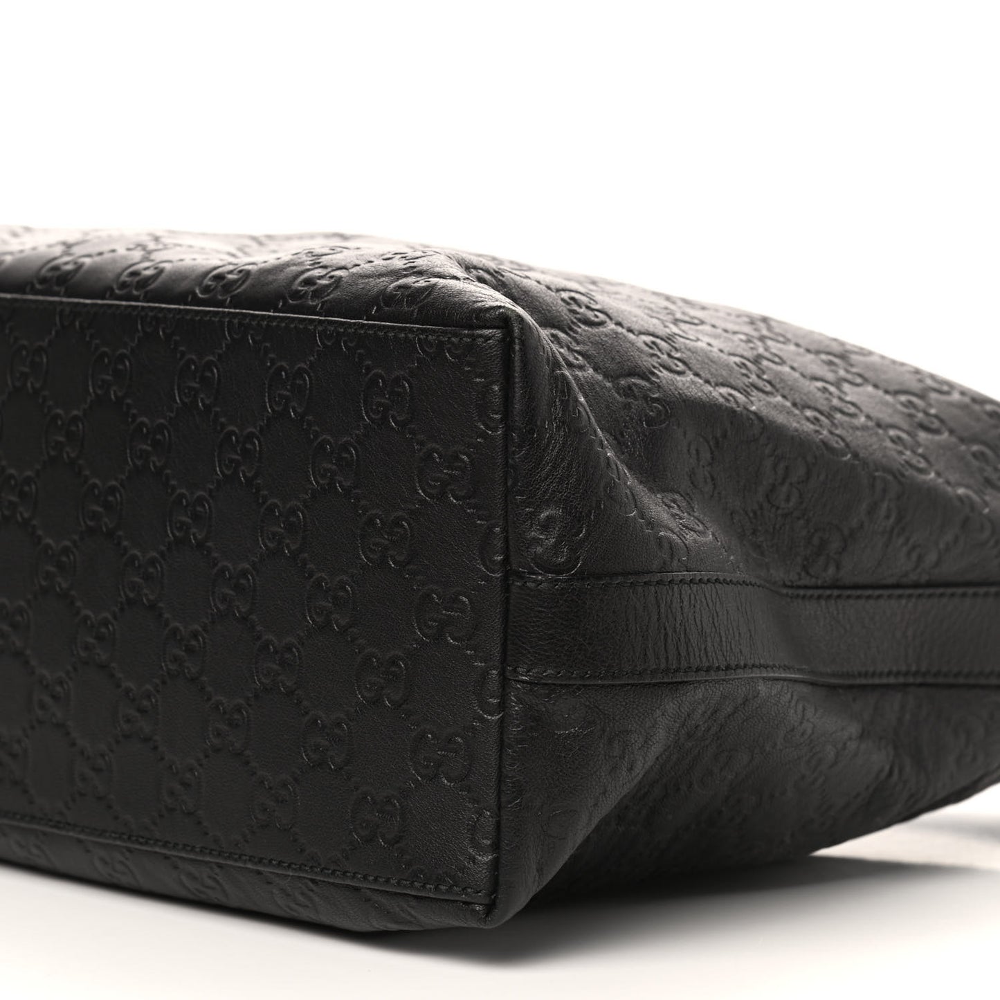 Guccissima Large Hobo Black
