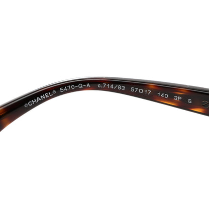 Chanel Acetate Chain Sunglasses 5470-Q-A Dark Havana 5 of 8