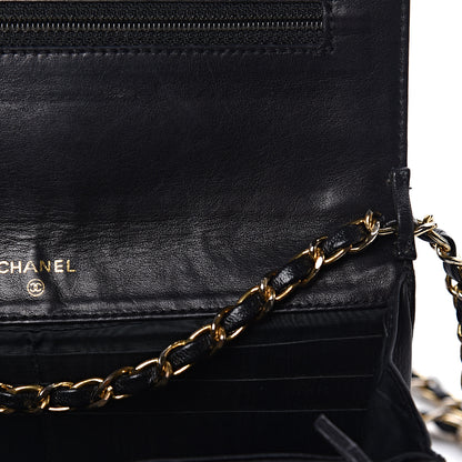 Chanel Caviar Timeless CC Wallet On Chain WOC Black 10 of 18