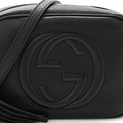 Gucci Pebbled Calfskin Small Soho Disco Bag Black 8 of 11