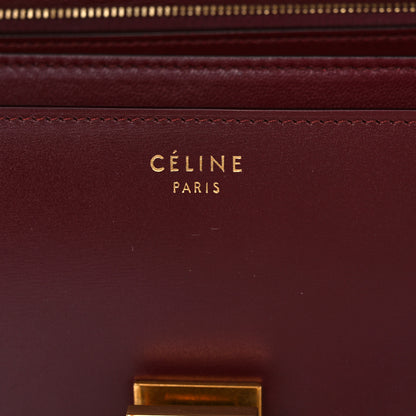 Celine Liege Calfskin Medium Classic Box Flap Bag Burgundy 6 of 15