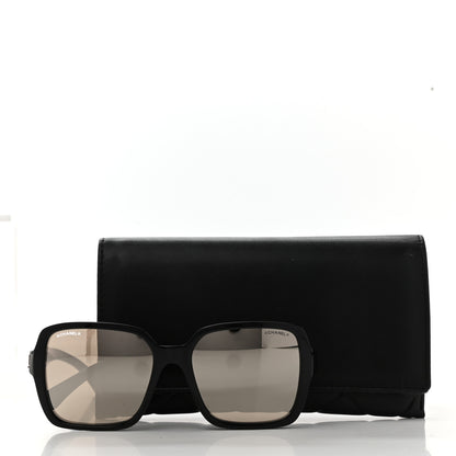Chanel Acetate Square Sunglasses 5408 Black 8 of 8