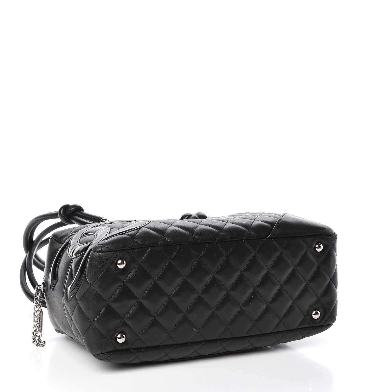 Chanel Calfskin Quilted Large Cambon Bowler Black 4 of 13