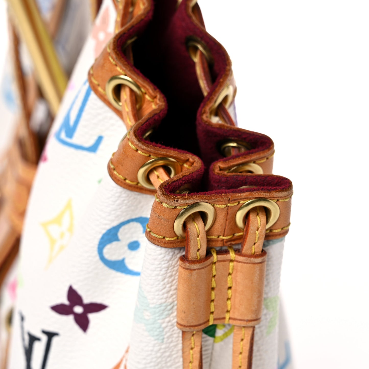 Monogram Multicolor Theda GM White