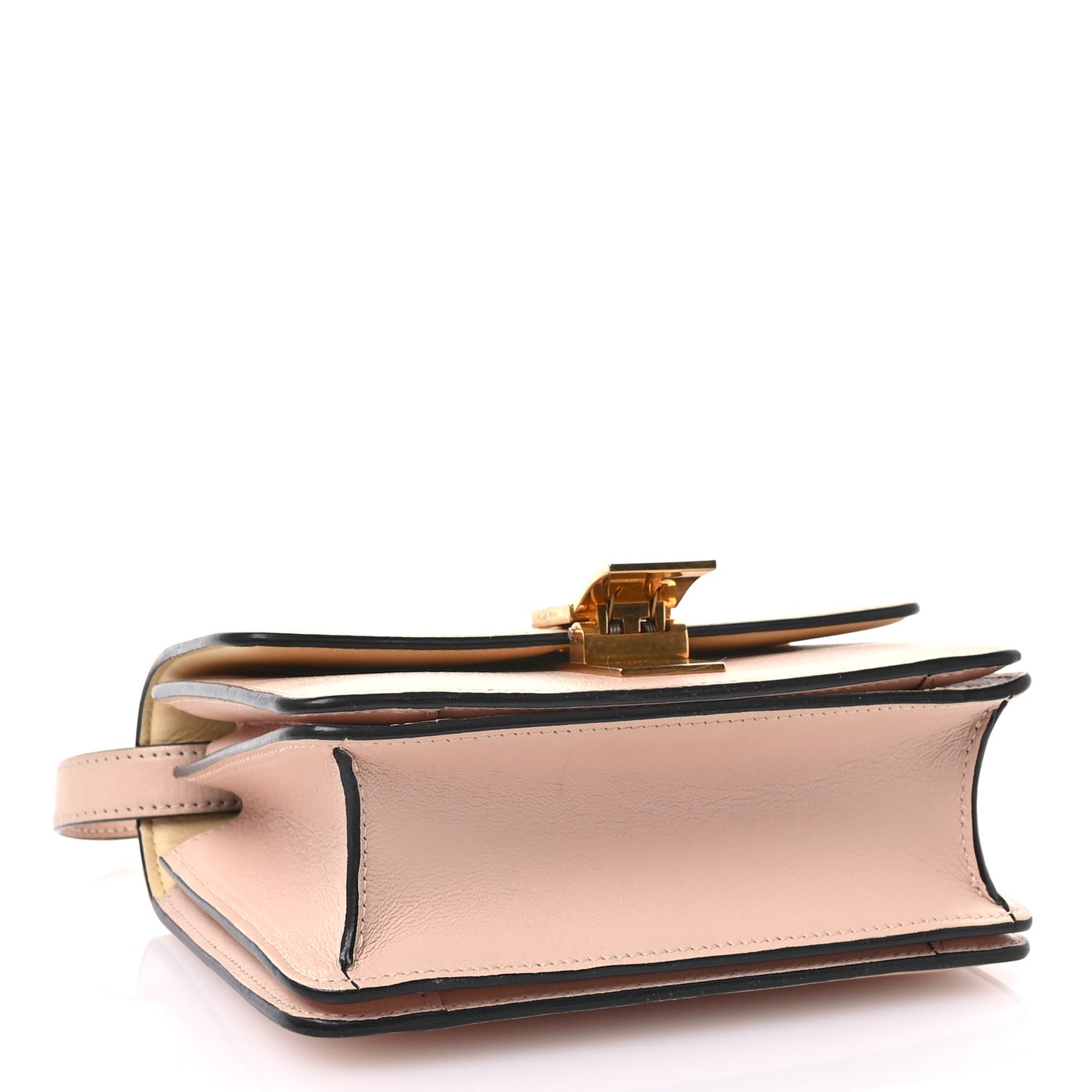 Goatskin Small Classic Box Flap Bag Blush