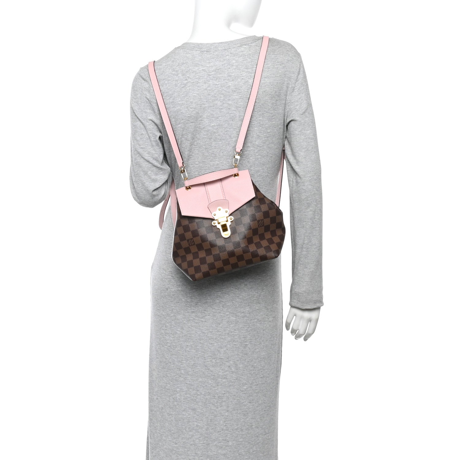 Louis Vuitton Damier Ebene Clapton Backpack Magnolia 2 of 12