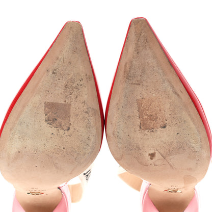 Christian Dior Patent Ribbon J'Adior Slingback 100mm Pumps 39 Red 9 of 9