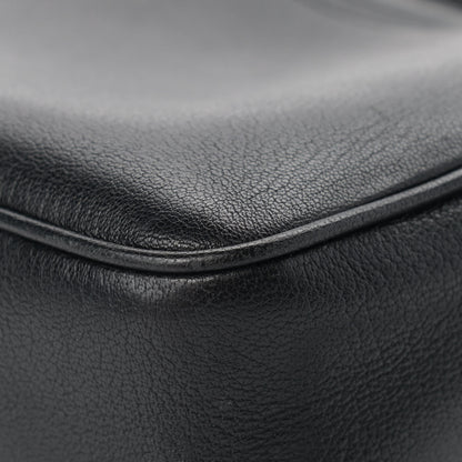 Saint Laurent Grained Lambskin Monogram Lou Camera Bag Black 8 of 12