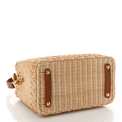 Louis Vuitton Rattan Calfskin Capucines BB Tan 4 of 8