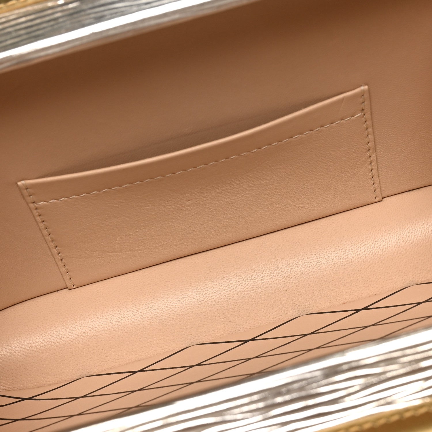 Louis Vuitton Metallic Epi Petite Malle Silver 5 of 9