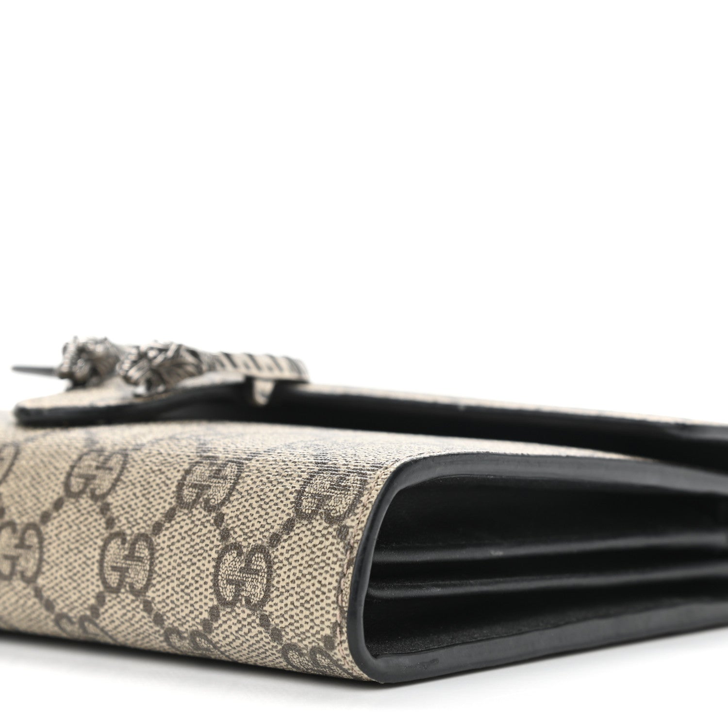 Gucci GG Supreme Monogram Mini Dionysus Chain Wallet Beige Black 10 of 10