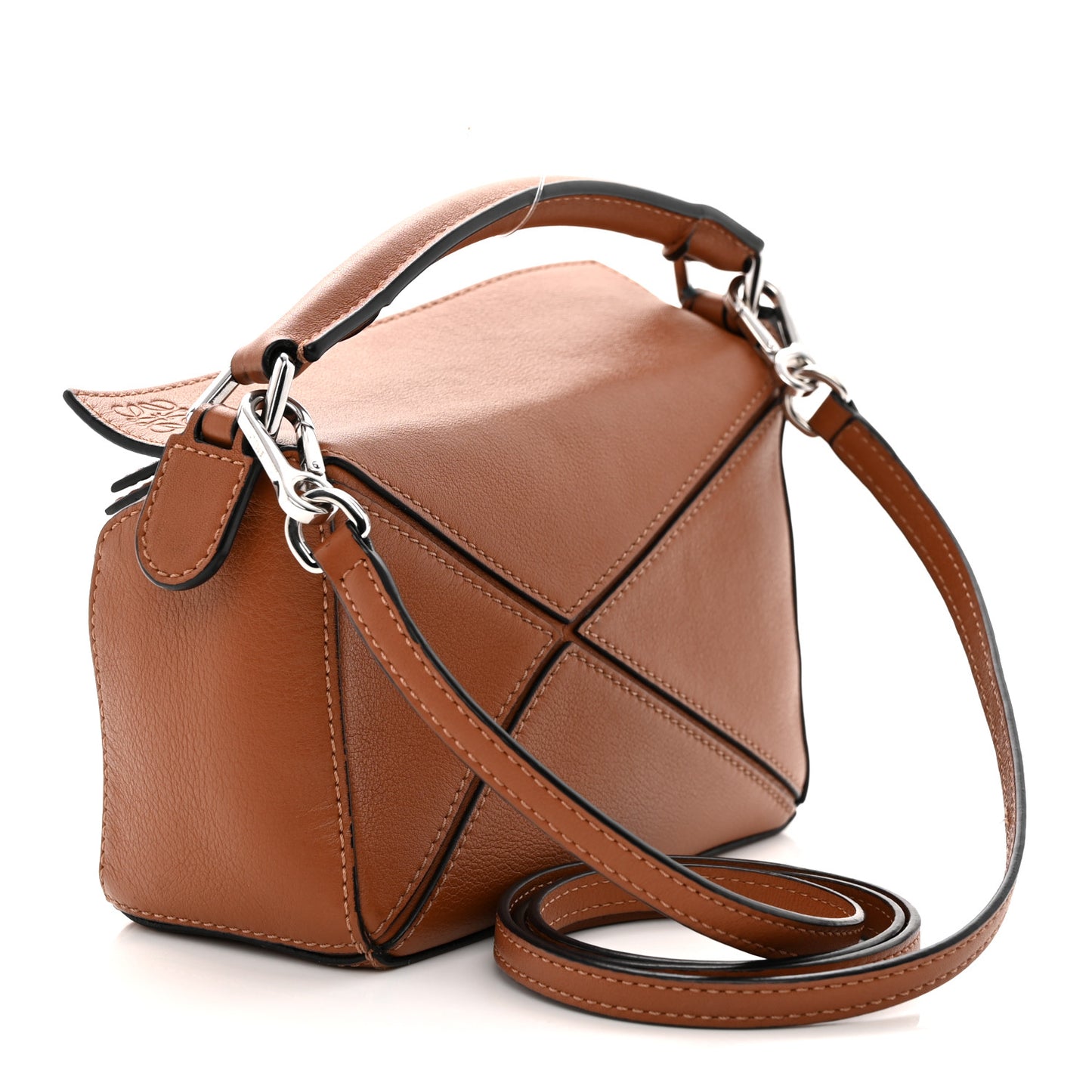 Calfskin Mini Puzzle Bag Tan