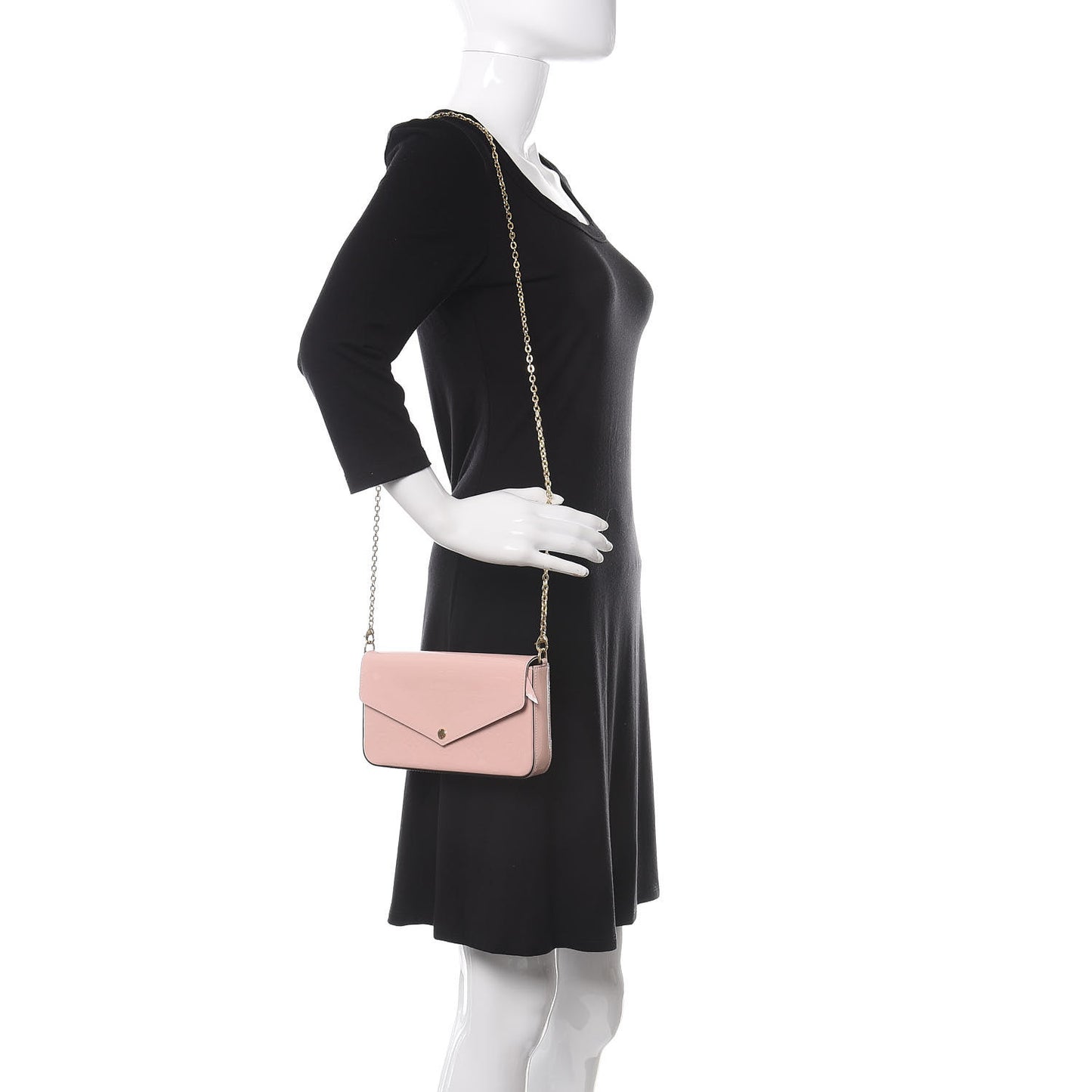 Vernis Felicie Chain Wallet Rose Ballerine
