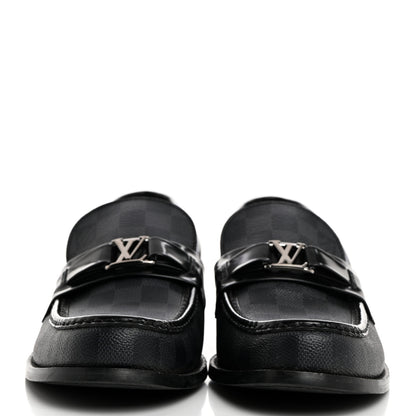 Louis Vuitton Damier Graphite Calfskin Mens Major Loafers 11 2 of 10