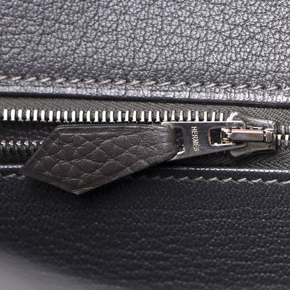 Hermes Taurillon Clemence Birkin 35 Graphite 19 of 33