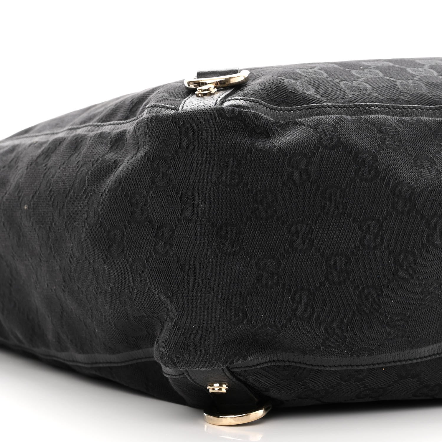 Gucci Monogram Abbey Tote Black 9 of 10