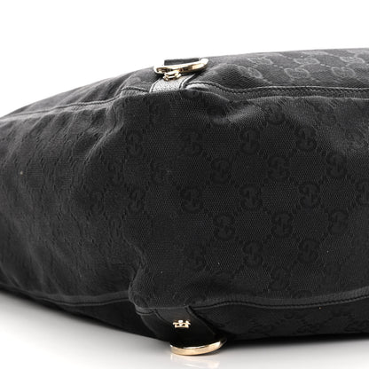 Gucci Monogram Abbey Tote Black 9 of 10