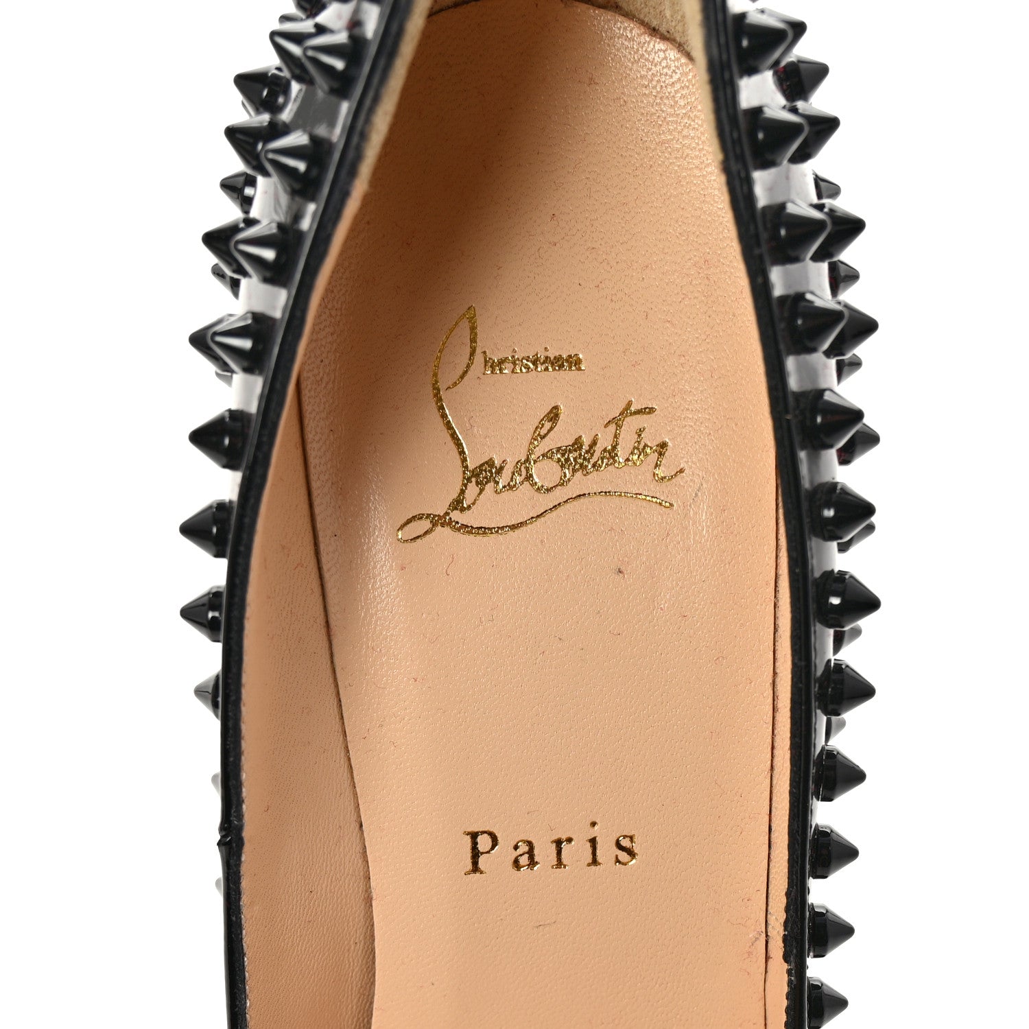 Christian Louboutin Patent Pigalle Spikes 120 Pumps 36.5 Black 8 of 8