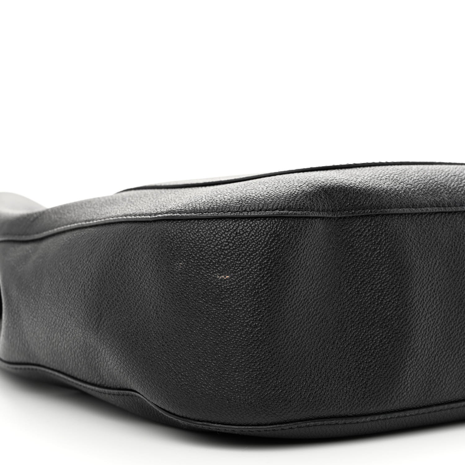 Burberry Soft Grainy Calfskin Small Elmstone Hobo Black 9 of 10