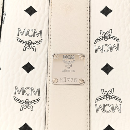 MCM Visetos Medium Liz Reversible Shopper Tote White 10 of 18
