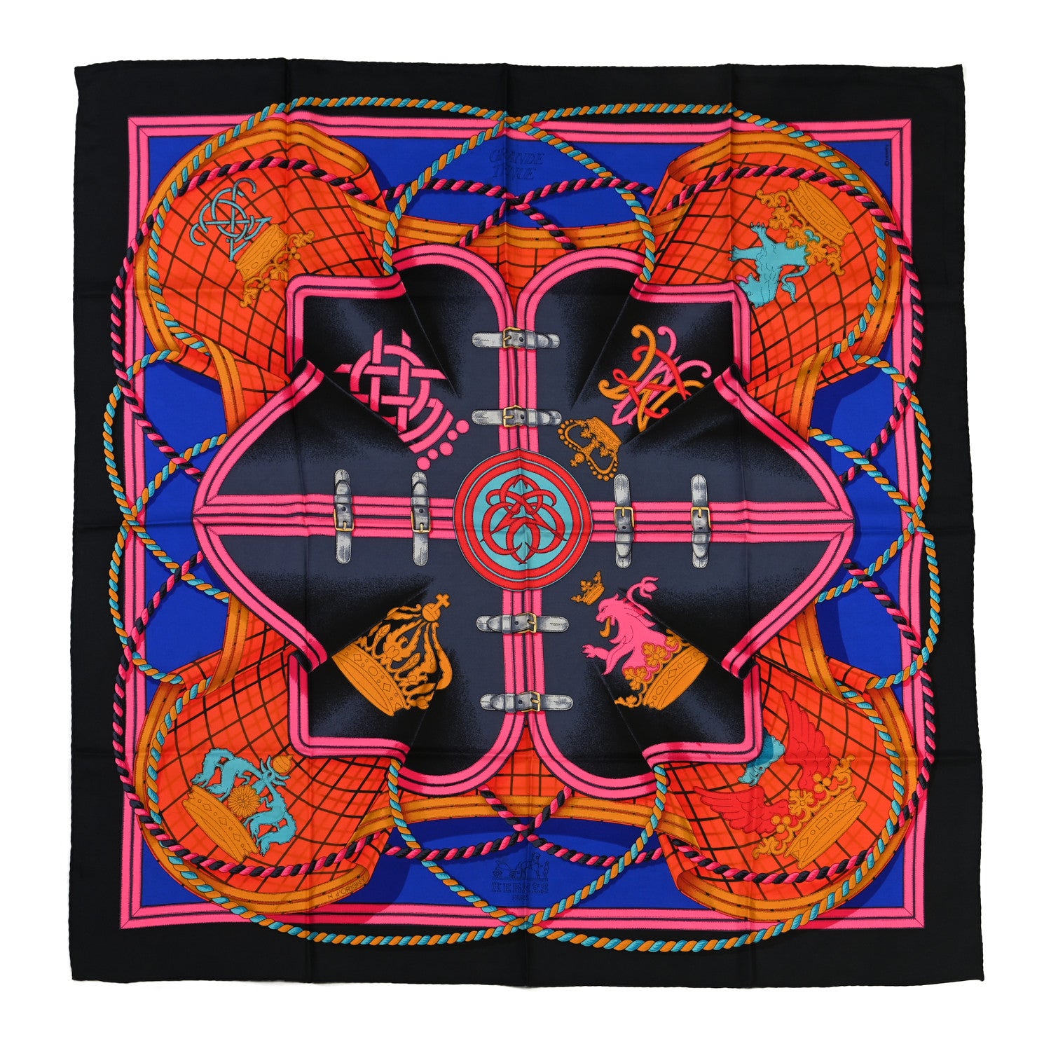 Hermes Silk Grande Tenue Scarf 90 1 of 5
