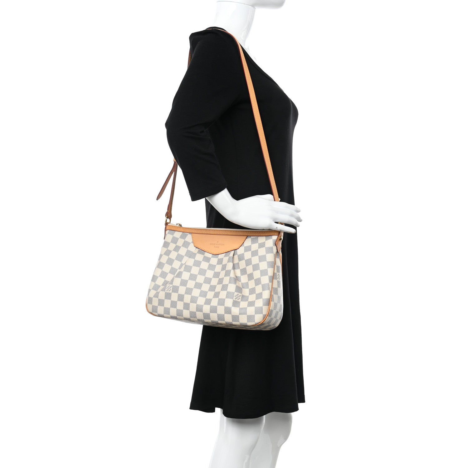 Louis Vuitton Damier Azur Siracusa PM 2 of 9