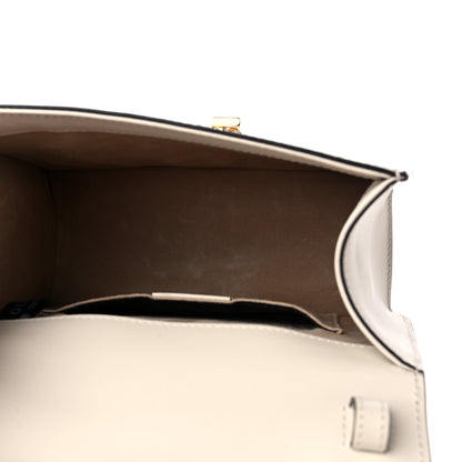 Gucci Calfskin Mini Sylvie Top Handle Bag White 5 of 11