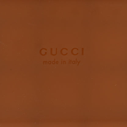 Gucci Monogram Maxi GG Angelina Platform 55mm Slide Sandals 40 Camel Ebony 8 of 10