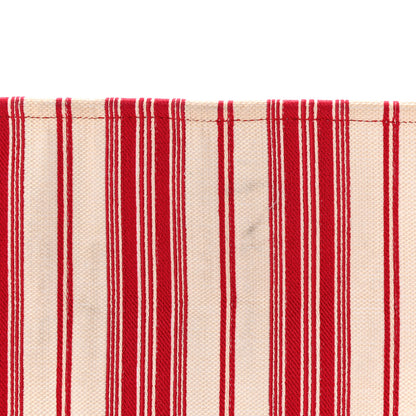 Christian Dior Canvas Embroidered Mykonos Large Striped Book Tote Red 11 of 11