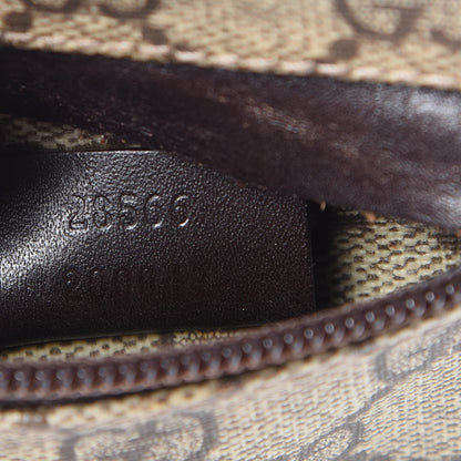 Gucci GG Monogram Double Pocket Belt Bag Dark Brown 7 of 7