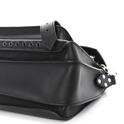 Proenza Schouler Lambskin Grommets Medium PS1 Satchel Black 9 of 11