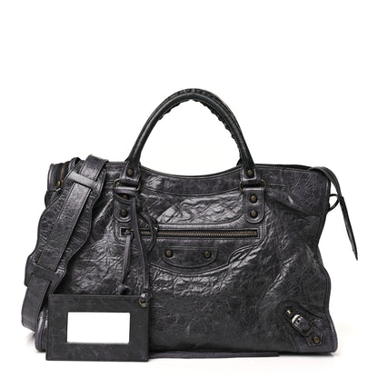 Balenciaga Agneau Classic Hardware City Encre 2 of 11
