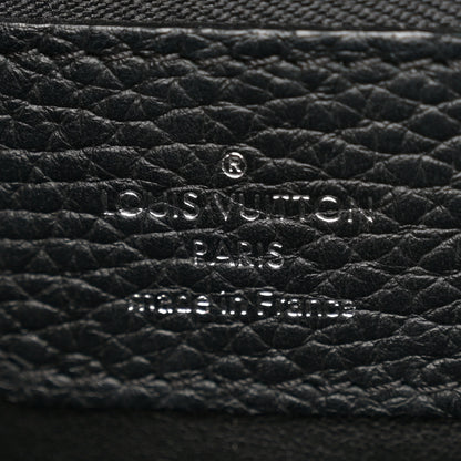 Louis Vuitton Taurillon Braided Capucines MM Black 6 of 12