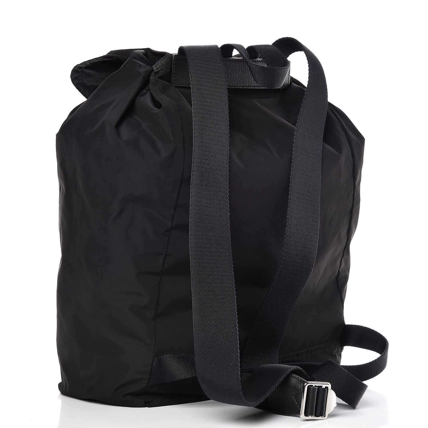 Burberry Nylon Solid to Check Backpack Black 3 of 11
