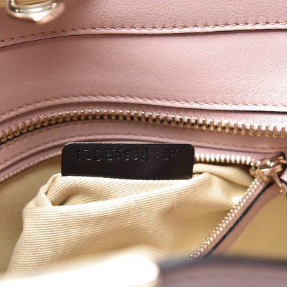 Valentino Garavani Vitello Rockstud Double Handle Tote Light Pink 8 of 12