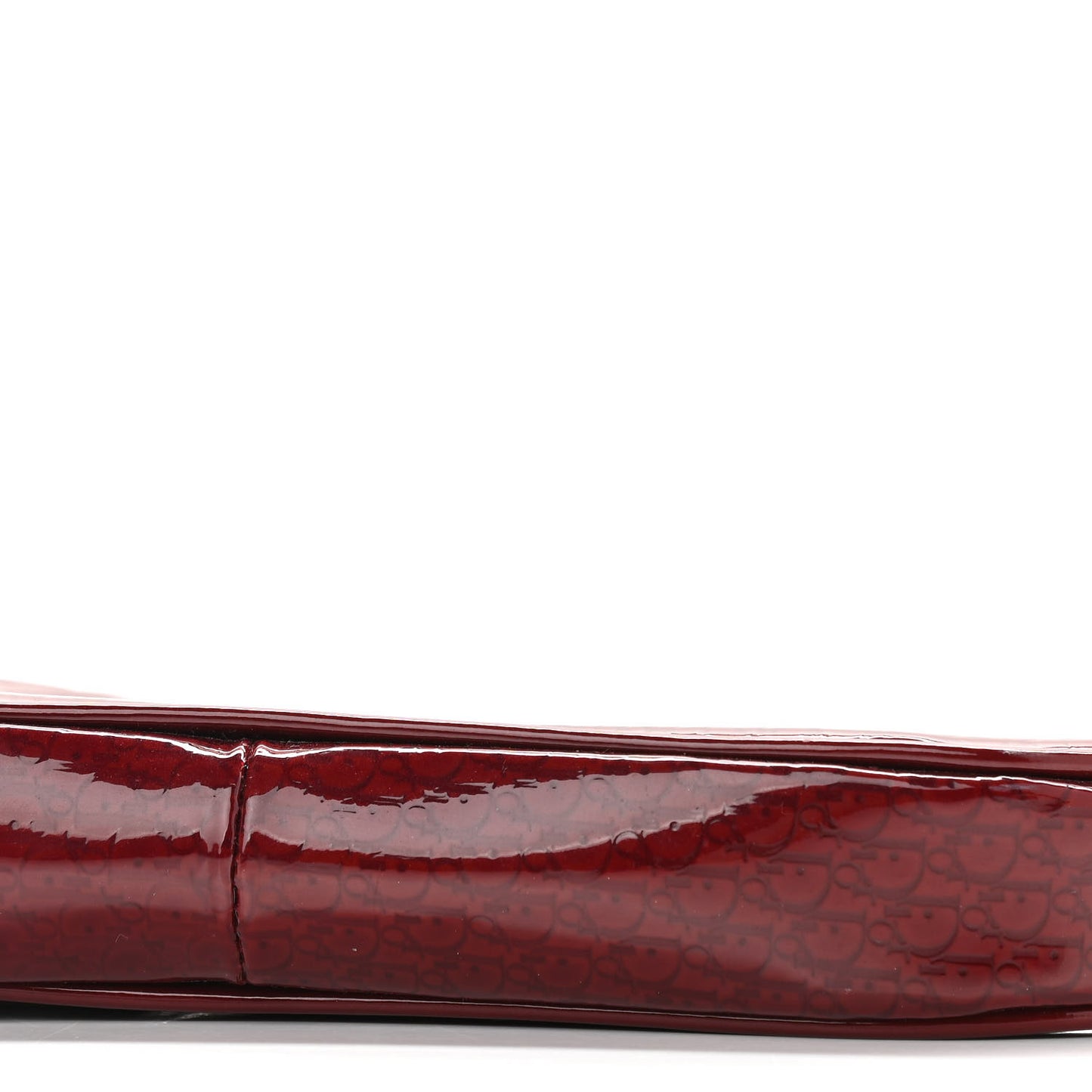 Patent Monogram Mini Saddle Pochette Red