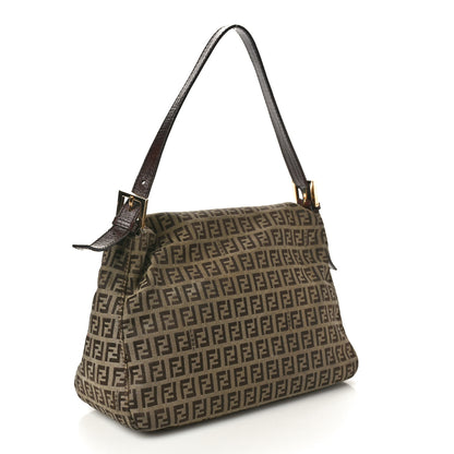 Fendi Zucchino Mama Baguette Brown 2 of 12