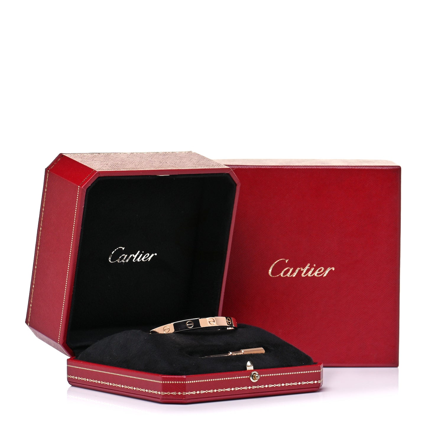 18K Pink Gold LOVE Bracelet 17