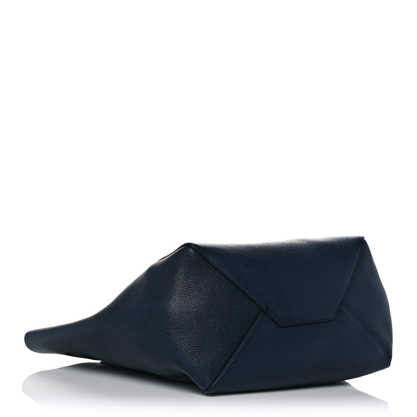 Soft Grained Calfskin Belt Cabas Phantom Navy